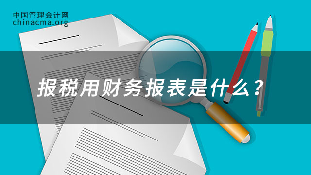 报税用财务报表是什么？